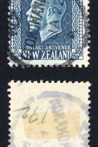 New Zealand 1915-30 SG.427a 8d indigo-blue P14x14.5 fine used cat 40 pounds