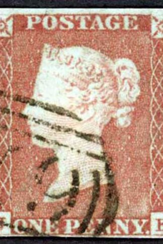 1841 Penny Red (JK) Plate 48 Fine Four Margins Cat 45 pounds
