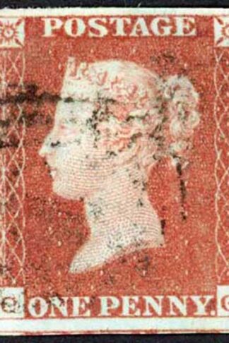 1841 Penny Red (CG) Plate 68 Fine Four Margins Cat 35 pounds