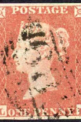 1841 Penny Red (LK) Plate 160 Fine Four Margins Cat 45 pounds
