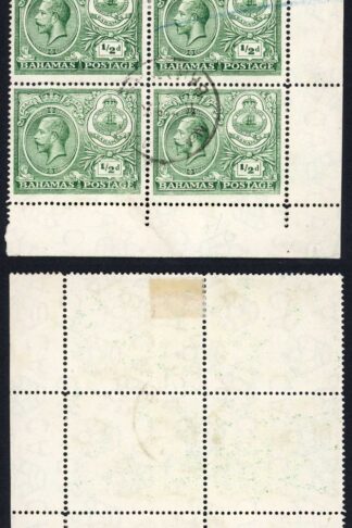 Bahamas SG106 1/2d Peace CDS Block Cat 24+++ pounds