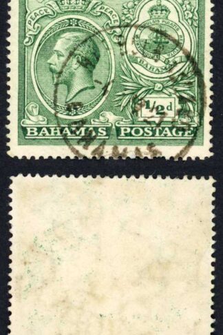Bahamas SG106 1/2d Peace CDS Cat 6+ pounds