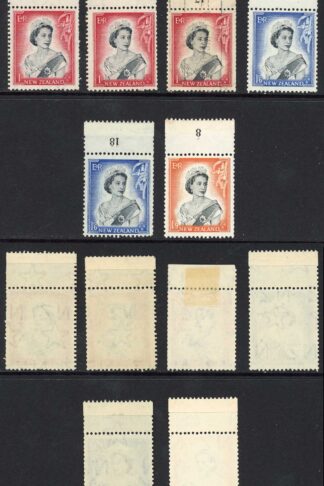 New Zealand Selection of control numbers inc a used example
