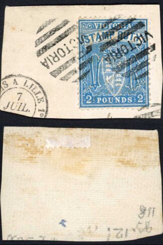 Victoria Two Pounds Perf 11.5 with fake cancel