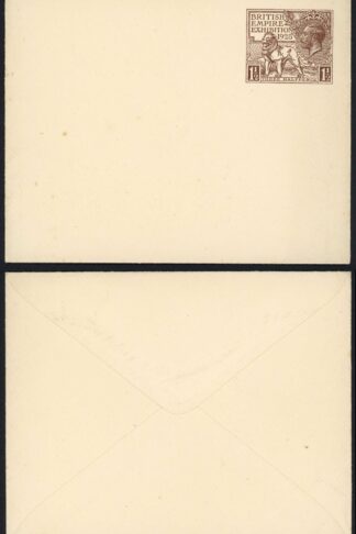 1925 Wembley 1 1/2d Envelope Mint