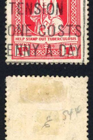 New Zealand SG544 1d Health slogan pmk Cat 17 pounds