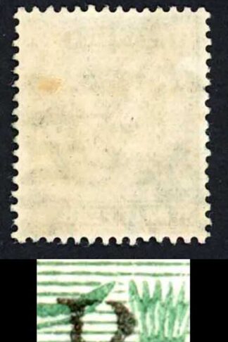 Jamaica SG73 1/2d Blue-green Faulty R and P