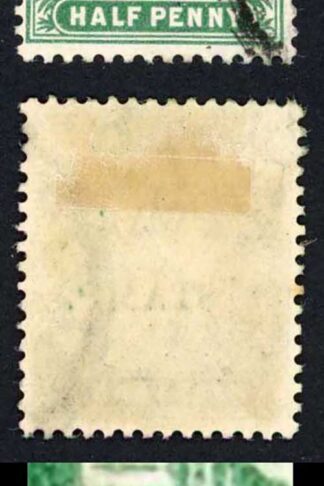 Jamaica SG73 1/2d Blue-green Missing Serif on S