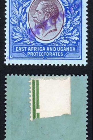KUT SG60s KGV 20r Purple and Blue/Blue opt Specimen locally GREAT COLOUR