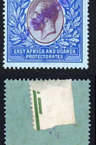 KUT SG60s KGV 20r Purple and Blue/Blue opt Specimen locally GREAT COLOUR