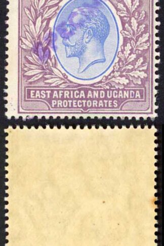 KUT SG57s KGV 5r Black and Purple/Red opt Specimen locally PAIR U/M (odd tone s