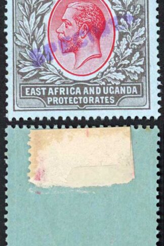 KUT SG54s KGV 2r Red and Black/blue opt Specimen locally M/M