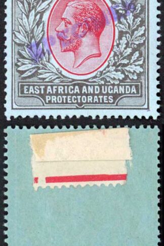 KUT SG54s KGV 2r Red and Black/blue opt Specimen locally M/M