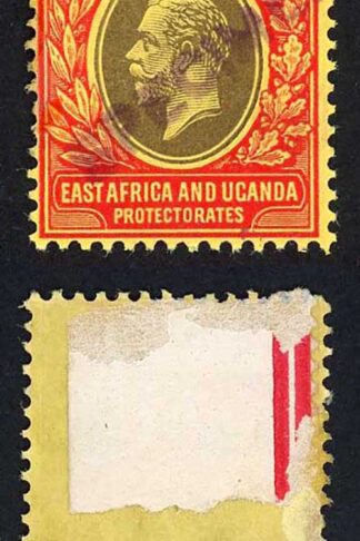 KUT SG50s KGV 35c Black and red/yellow opt Specimen locally M/M