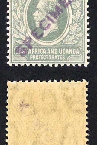 KUT SG48s KGV 12c Slate-Grey opt Specimen locally U/M