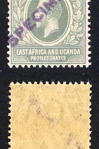 KUT SG48s KGV 12c Slate-Grey opt Specimen locally U/M