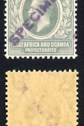 KUT SG48s KGV 12c Slate-Grey opt Specimen locally PAIR U/M