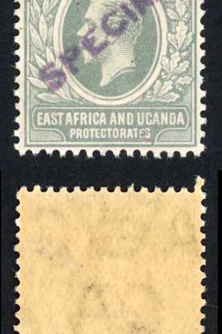 KUT SG48s KGV 12c Slate-Grey opt Specimen locally PAIR U/M
