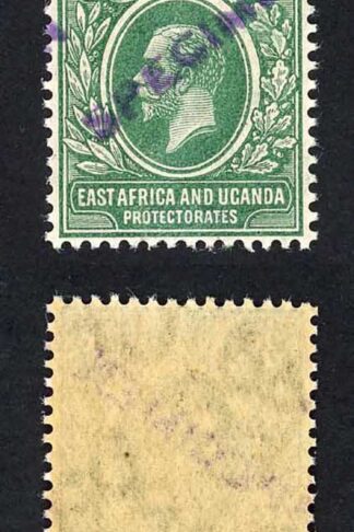 KUT SG45s KGV 3c Green opt Specimen locally U/M Strip of 3