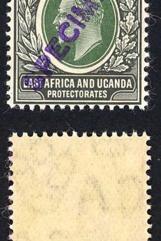KUT SG40s KEVII 25c New Currency opt Specimen (locally) U/M
