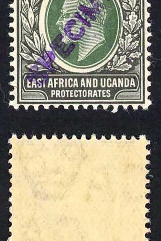 KUT SG40s KEVII 25c New Currency opt Specimen (locally) U/M PAIR