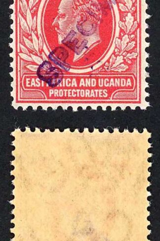 KUT SG36s KEVII 6c New Currency opt Specimen (locally) U/M