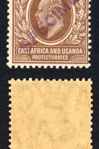 KUT SG34s KEVII 1c New Currency opt Specimen (locally) U/M