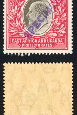 KUT SG30s KEVII 5R Wmk Mult Crown opt Specimen (locally) U/M