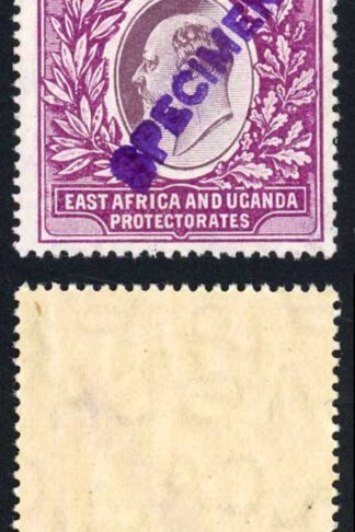 KUT SG27s KEVII 2R Wmk Mult Crown opt Specimen (locally) U/M GREAT COLOUR