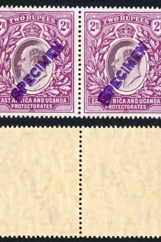 KUT SG27s KEVII 2R Wmk Mult Crown opt Specimen (locally) PAIR U/M GREAT COLOUR