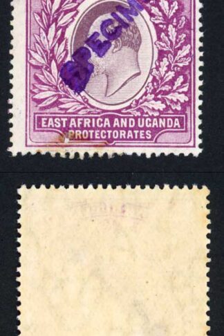 KUT SG27s KEVII 2R Wmk Mult Crown opt Specimen (locally) PAIR U/M GREAT COLOUR