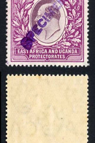KUT SG27s KEVII 2R Wmk Mult Crown opt Specimen (locally) PAIR U/M GREAT COLOUR