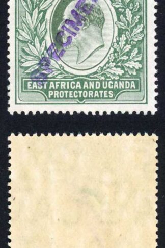 KUT SG26s KEVII 1R Wmk Mult Crown opt Specimen (locally) U/M