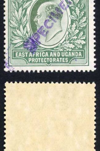 KUT SG26s KEVII 1R Wmk Mult Crown opt Specimen (locally) U/M