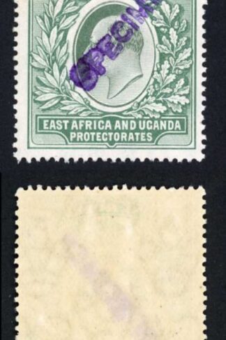 KUT SG26s KEVII 1R Wmk Mult Crown opt Specimen (locally) U/M STRIP GREAT COLOUR