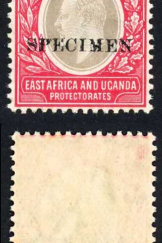 KUT SG18s KEVII 1a Wmk Mult Crown opt Specimen (locally) U/M