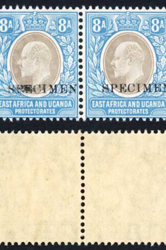 KUT SG25s KEVII 8a Wmk Mult Crown opt Specimen (locally) U/M PAIR