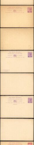 Barbados 1881-1913 Postal Stationery postcards mint group various types