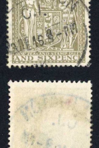 New Zealand 1931-40 SGF185 7s6d olive-grey VFU cat 100 pounds