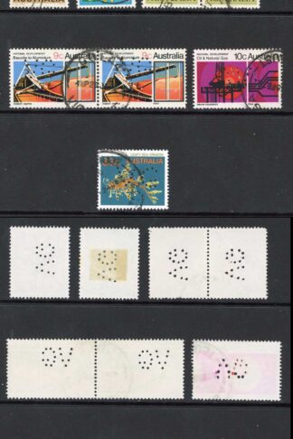 Australia 1970s group o issues with V G perfs used