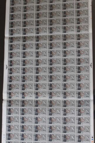 SG Spec W63c/d 1965 4d Listers Carbolic Spray with 2 Varieties Complete Sheet U