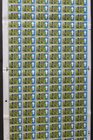 SG Spec W85a 4d Landscapes with Dash before England Complete Sheet U/M