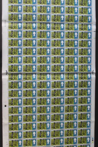 SG Spec W85a 4d Landscapes with Dash before England Complete Sheet U/M