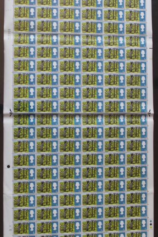 SG Spec W85a 4d Landscapes with Dash before England Complete Sheet U/M