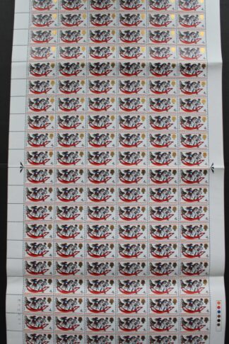 SG775 1968 4d Christmas Centre Band Complete Sheet U/M