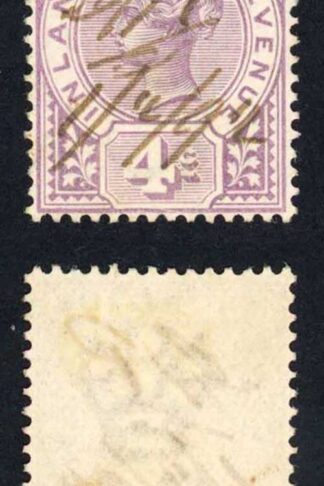 Mauritius BF3 4c Lilac Inland Revenue