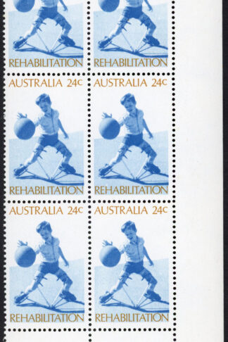 Australia BW598h Light dotted area between ball and RE of Rehabilitation U/M