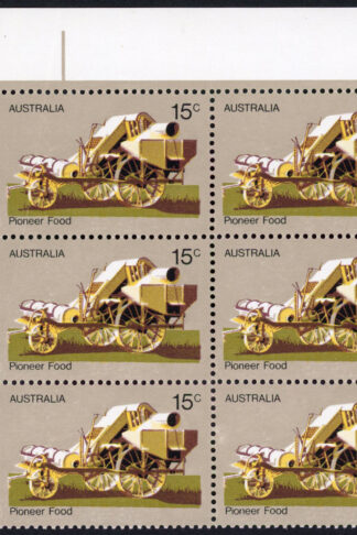 Australia BW610f Retouch in left margin over harvester U/M