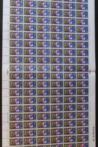 SG813 1969 5d The Three Shepards Two Bands Complete Sheet U/M