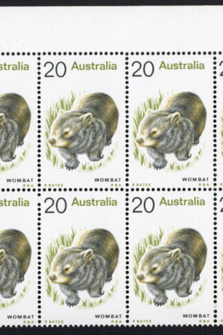 Australia BW659h and BW659f in a Block of 12 U/M